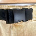 PacSun  Yellow Denim Cargo Mini Skirt Belt Pockets Womens 27 Grunge Y2K 2000s Alt Photo 2