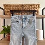 We The Free Free People Mid-Rise Raw Hem Light Wash Ankle Jeans, 27 Photo 1