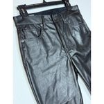 Gap Vintage Slim High Rise Faux Leather Pants Black Size 29/8R Photo 10