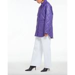 Apparis Stevie Faux Leather Coat Electric Purple Womens Size Small Photo 2