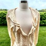 INC Cream Lace Jacket Size M Photo 6
