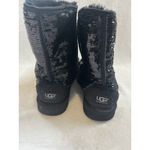 UGG  Australia Boots Classic Short Sparkle Sequin 3161 Women's Size 7 Black Photo 1