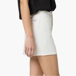 Joe’s Latticed Denim Miniskirt color:Ankara White Size 32 Photo 5