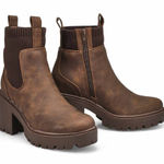 Softmoc The Ingrid Platform dark brown Women’s ankle boot Size 7 Photo 0