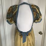 Mink Colette Open Back Dress Women’s Sm Boho Floral Short Dress V Photo 4