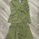 Green 2 piece long sleeves lounge set Size M Photo 0