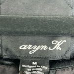 Aryn K . Women's Black Ark Zipper Dress M Photo 6