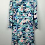 Lilly Pulitzer Tammy UPF 50 Pier Pressure sailboat 3/4 sleeve casual dress Photo 9