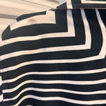 VINTAGE Damee New York Jacket Black White Geometric Print women's Size XL Photo 7