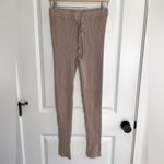 Anthropologie By Antrhopologie Womens Ribbed Knit Sweater Top + Pants Set Camel Size M Photo 3