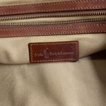 Ralph Lauren Tartan Plaid Brown Green Doctors Bag Boston Weekend Travel Suitcase Photo 9