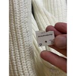 Ardene Sweater Womens Small White Turtleneck Chunky Knit Cozy Ribbed Pullover Photo 4