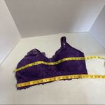 BALI, Purple Lace Bralette, Size, 2XL, Nylon & Spandex blend Size 2X Photo 5