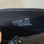 Pertini Boots Womens Sz 39 9 Leather Buckle Stud Ankle Western Steampunk Witch Black Photo 6