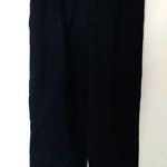 Vintage Appleseeds Black Slacks Dress Wool Blend Career Pants Front Pockets 14P Photo 0