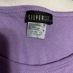 Hanes Purple Embroidery Flower Tank Top Photo 7