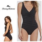 Tommy Bahama New.  black tummy control swimsuit. Normally $149. Size 6 Photo 1