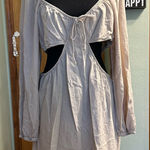 Wild Fable  beige long sleeve mini dress with side cutouts size XXL boho festival Photo 0