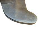 Stuart Weitzman  90MM Highland Block Heel Suede Over The Knee Boots Blue 6 Photo 4