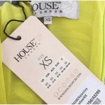 House Of CB yellow Valentino ruched organza Dress NWT Photo 6