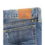 Lucky Brand  High Rise Dark Wash Distressed Denim Riley Shorts Photo 4