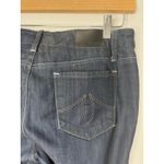 Level 99 Anthropologie Wide Leg Jeans Women 28 Dark Wash Lyocell Blend Y2K Blue Photo 4