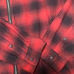 The Kooples  Red and Black Checkered Plaid Zip Shirt Jacket Women’s Sz L Photo 2