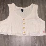 Urban Outfitters BDG White Knit Cropped Boxy Tank Top Photo 4