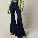 Free People WE THE FREE Just Float On Super Flare Jeans Size 24 High Rise Bell Bottoms New Photo 7