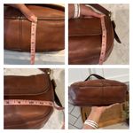 Antonio Melani Vintage gorgeous Brown supple leather shoulder bag Y2K neutral Photo 4