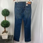 Levi's Levi’s Blue Denim Straight Leg 505 Washed & Worn Jeans 6 NEW Photo 1