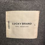 Lucky Brand  Cozy Knit Shirt Jacket Charcoal Heather Women’s Sz L Button Pockets Photo 4