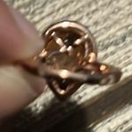 Kay Jewelers Citron Rose Gold 5 Carat Ring Rose Gold 925 With Diamonds Around Ring Size 5 Photo 14