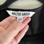 Walter Baker  Black Alcapuco Kaftan V-Neck Tasseled 3/4 Sleeve Cotton One Size Photo 2