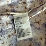 H&M Floral Button - Up Shirt Dress Size XS Oversized Cottage Feminine Peasant Photo 5
