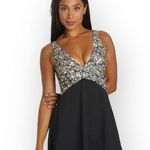 Dolfin new š One Piece Wrap Swimsuit Swim Dress š Animal Print + Black š 6 Photo 7