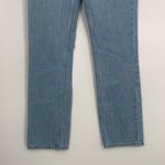 frame denim  FRAME Women's Blue 5-Pockets High 'N' Tight Straight Leg Denim Jeans Size 24 Photo 4