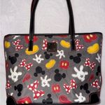 Dooney & Bourke Disney Parks Mickey Mania Body Parts  Tote Bag limited edition Photo 0