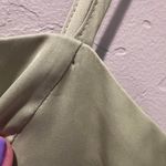 Aritzia  Sunday Best Green Shimmer Satin Mini Dress Sz 4 Photo 5