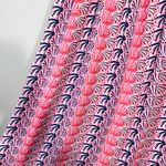 Simply Southern Shell Seashell Pattern High Neck Pink Blue Dress Medium M Preppy Photo 2