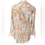Allison Daley  Vibrant Patterned Button-Down Shirt Photo 1