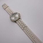 Working Women’s Vivani K9003WH Rubber Quartz Analog Wrist Watch Rhinestone Photo 0