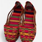 Huaraches, Colorful Vibrant Woven Sandals, EU Size 39 Pink Photo 1