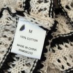 PacSun Navy & Cream Crochet Knit Elastic Waist Maxi Skirt Photo 3