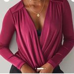 Free People intimately Dark Rhubarb Turnt Bodysuit Size Small Photo 0