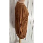 Zanzea Rust Brown Tunic Top Pockets Lagenlook Minimalist Boho Classic Photo 2
