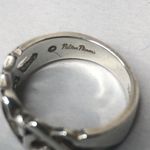 Tiffany & Co. Peretti 925 Sterling Silver Triple Heart Ring Blue Box Dust Bag Photo 15