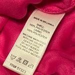 Cece  Pink textured blouse with 3/4 sleeves and a tie waist Photo 3