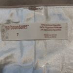 No Boundaries Y2K  Tan Flare Pants Size 7 EUC #4834 Photo 6