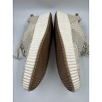 Dolce Vita Nicona Lace Up Low Top Sneakers Women's 10 Sandstone Knit Round Toe Photo 15